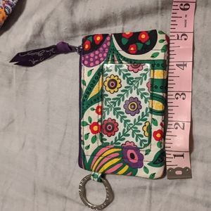 Woman's change purse with window for license. Vera Bradley